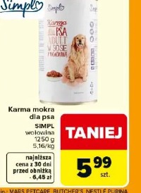 Karma mokra dla psa Simpl