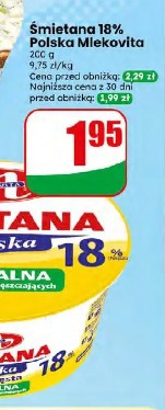 Śmietana 18% Polska Mlekovita