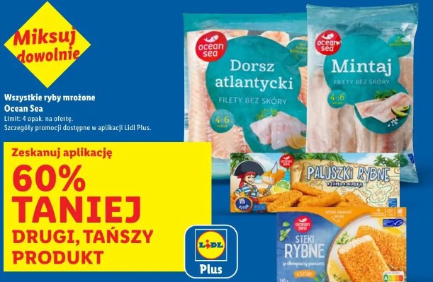 Wszystkie ryby mrożone Ocean Sea