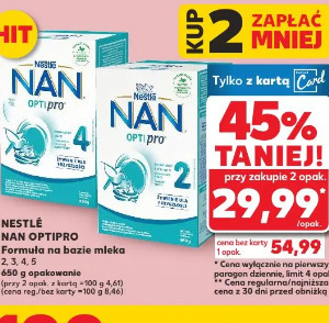 Nestlé Nan Optipro formuła na bazie mleka