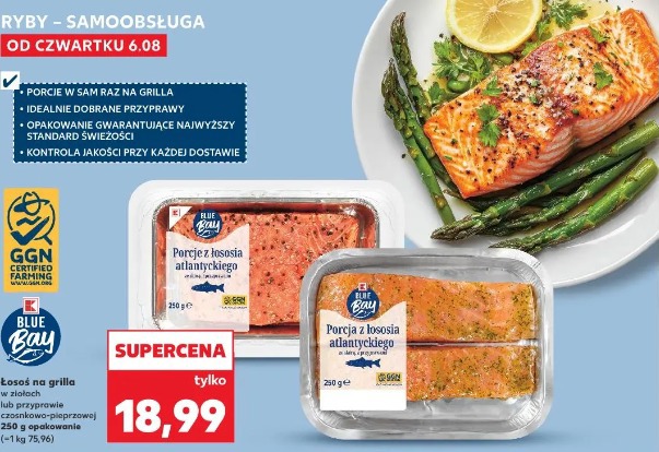 Blue Bay Porcja z łososia atlantyckiego w ziołach przyprawach