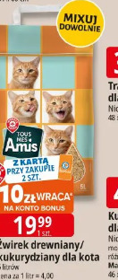 Żwirek drewniany/kukurydziany dla kota Tous Mes Amis