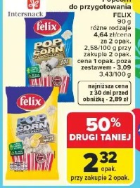 Popcorn do przygotowania Felix