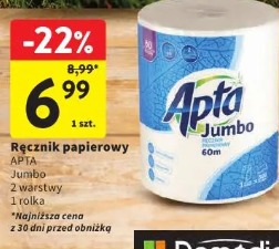 Ręcznik papierowy Apta Jumbo
