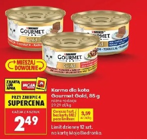 Karma dla kota Gourmet Gold, 85 g różne rodzaje