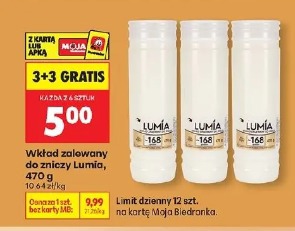 Wkład zalewany do zniczy Lumia, 470 g