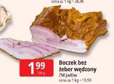Boczek bez żeber wędzony ZM Jadów