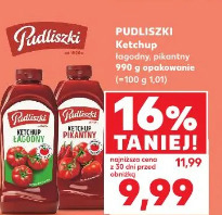 Pudliszki Ketchup łagodny, pikantny