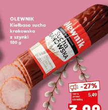 Olewnik Kiełbasa sucha krakowska z szynki