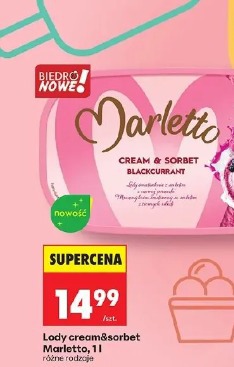 Lody cream&sorbet Marletto