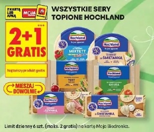 Wszystkie sery topione Hochland