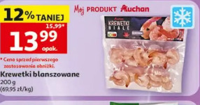 Krewetki blanszowane