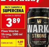 Piwo Warka Strong