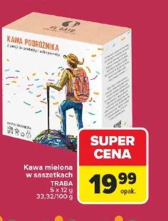 Kawa mielona w saszetkach TRABA