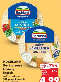 Hochland ser kremowy topiony krążek