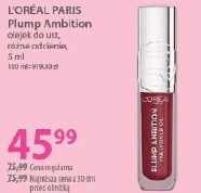 Plump Ambition olejek do ust, różne odcienie L'ORÉAL PARIS