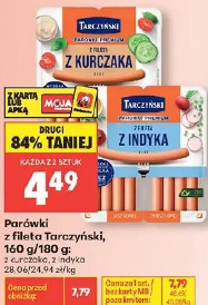 Parówki z fileta Tarczynski