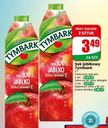Sok jabłkowy Tymbark