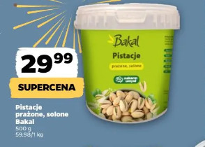 Pistacje prażone, solone Bakal