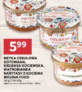 Metka cebulowa gotowana, kiełbasa kociewska, wątrobianka rarytas z Kociewa Michna Food