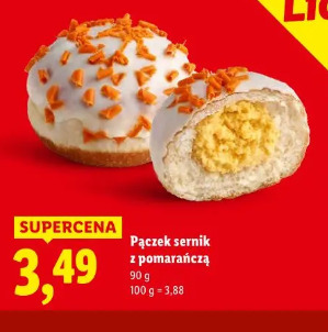 Pączek sernik z pomarańczą