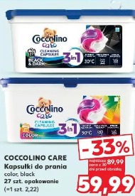 Coccolino Care Kapsułki do prania color, black 27 szt. opakowanie