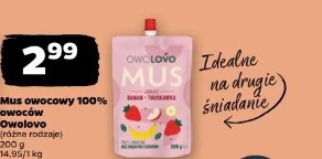 Mus owocowy 100% owoców Owolovo