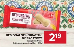 Regionalne herbatniki biszkoptowe Cukry Nyskie