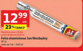 Folia aluminiowa Jan Niezbędny