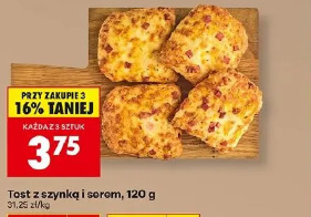 Tost z szynką i serem
