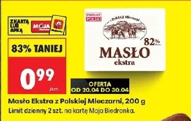 Masło Ekstra z Polskiej Mleczarni