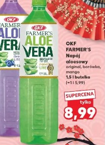 OKF Farmer's napój aloesowy original, borówka, mango