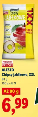 Alesto Chipsy jabłkowe, XXL
