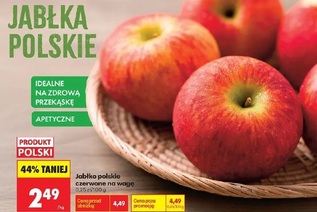Jabłko polskie czerwone
