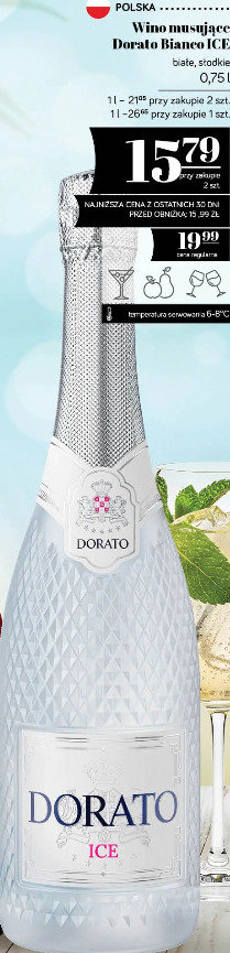 Wino musujące Dorato Bianco ICE