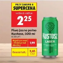 Piwo jasne pełne Kustosz