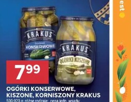 Ogórki konserwowe, kiszone, korniszony Krakus