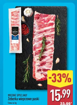 Mięsne Specjały Żeberka wieprzowe paski