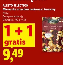 Alesto Selection Mieszanka orzechów nerkowca i żurawiny