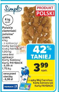 Polskie ziemniaki jadalne SIMPL
