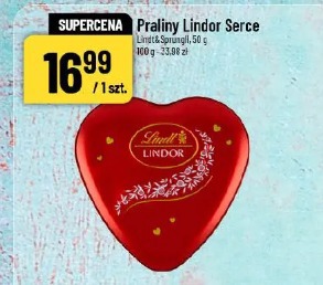 Praliny Lindor Serce
