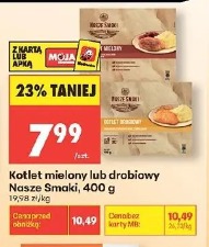 Kotlet mielony lub drobiowy Nasze Smaki