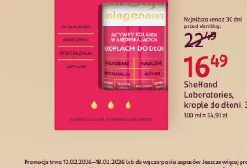 SheHand Laboratories, krople do dłoni