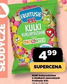 Kulki kukurydziane o smakach owocowych Fruitusie XXL