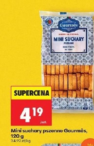 Mini suchary pszenne Gourmês