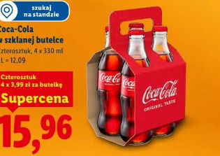 Coca-Cola w szklanej butelce