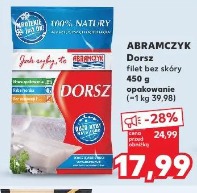Dorsz filet bez skóry Abramczyk