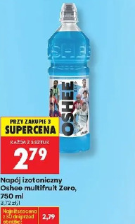 Napój izotoniczny Oshee multifruit Zero