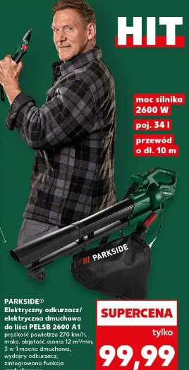 Parkside Elektryczny odkurzacz/elektryczna dmuchawa do liści PELSB 2600 A1