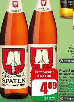 Piwo Spaten Münchner Hell
